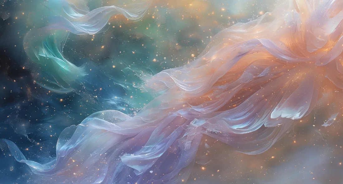 2k梦幻艺术背景图片 - 流动星云色彩「哲风壁纸」