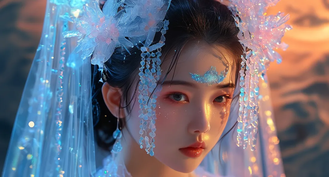 2k清纯美女仕女风背景图片 - 梦幻唯美「哲风壁纸」