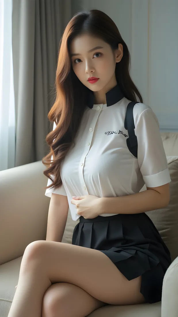jk美女手机壁纸｜美腿背景图片 - 时尚青春风「哲风壁纸」