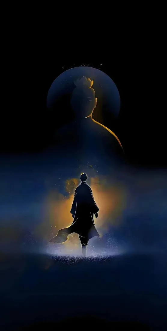 人生感悟手机壁纸｜独行背影背景图片 - 月夜行者「哲风壁纸」