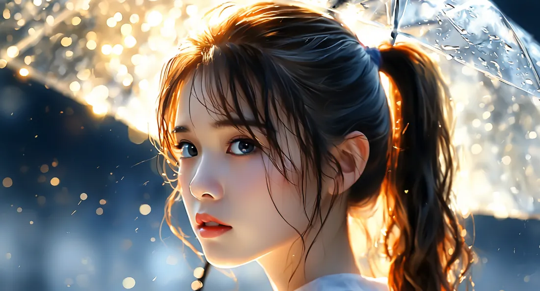 2k清纯美女回眸壁纸｜学生可爱背景图片 - 唯美瞬间「哲风壁纸」