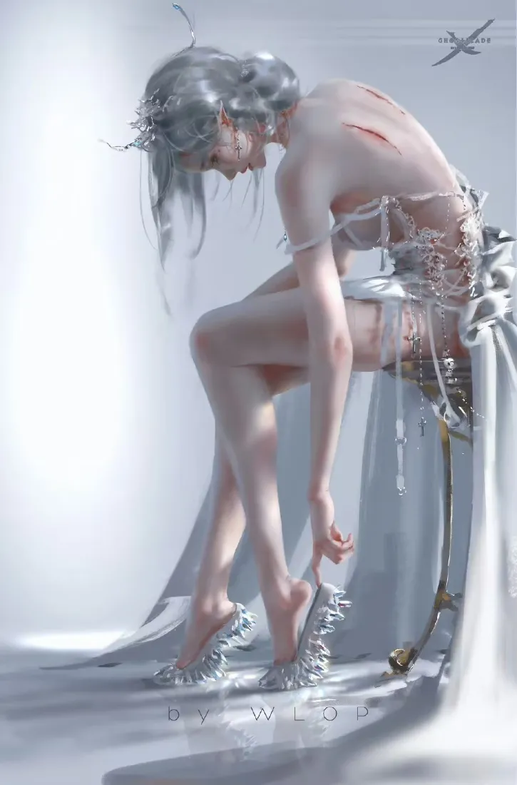 海琴烟手机壁纸｜鬼刀背景图片 - WLOP「哲风壁纸」