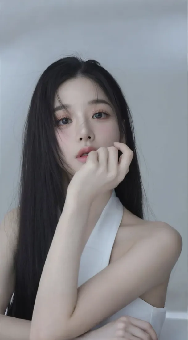 美女手机壁纸｜清新背景图片 - 长发少女「哲风壁纸」