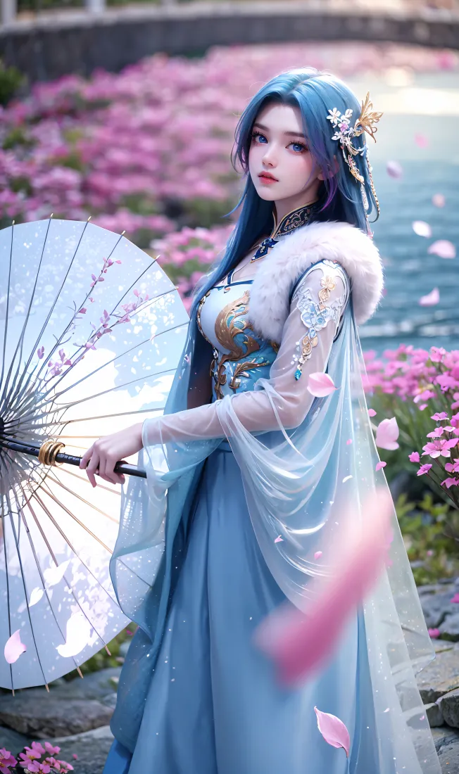 王秋儿手机壁纸｜AI绘图背景图片 - 斗罗角色「哲风壁纸」
