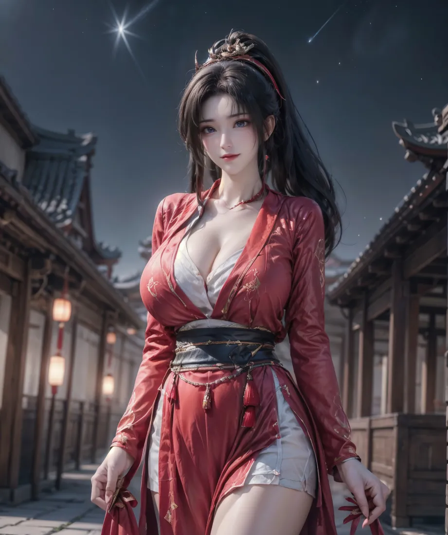 (云缨红衣手机壁纸｜古风背景图片 - 王者荣耀)「哲风壁纸」