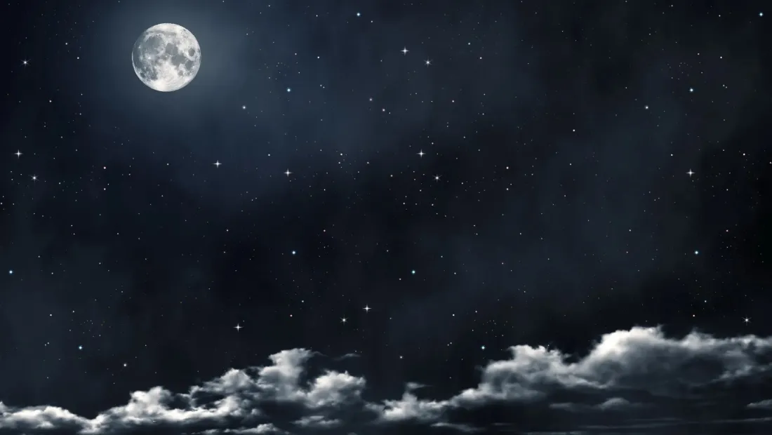 2k星夜壁纸｜月夜背景图片 - 云朵星空「哲风壁纸」