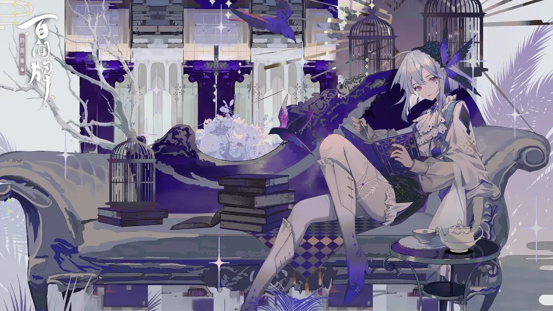 2k哥特少女壁纸｜暗黑室内背景图片 - 二次元「哲风壁纸」