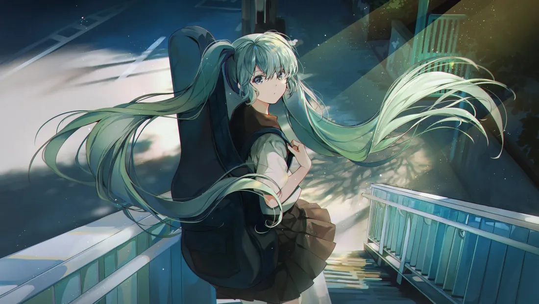 2k初音未来壁纸｜二次元虚拟歌姬背景图片 - 唯美「哲风壁纸」