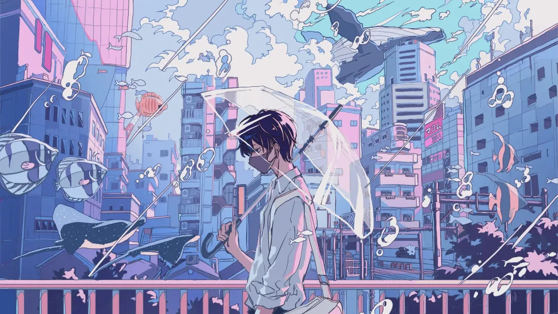 2k男孩壁纸｜城市背景图片 - 二次元「哲风壁纸」