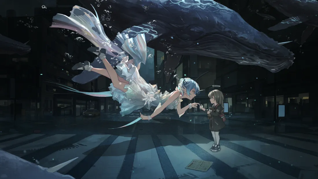 2k幻兽少女壁纸｜空灵场景背景图片 - 二次元「哲风壁纸」