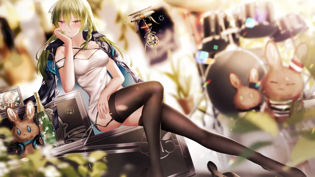 4k赛博少女壁纸｜机械背景图片 - 二次元「哲风壁纸」