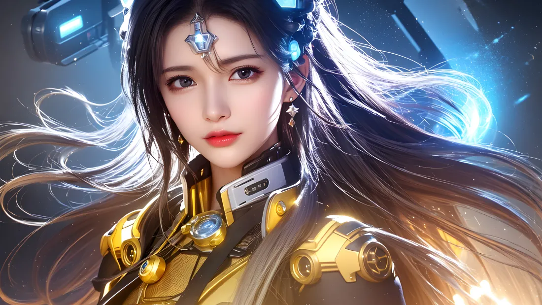 4k(战斗天使少女壁纸｜科幻背景图片 - 机甲少女)「哲风壁纸」