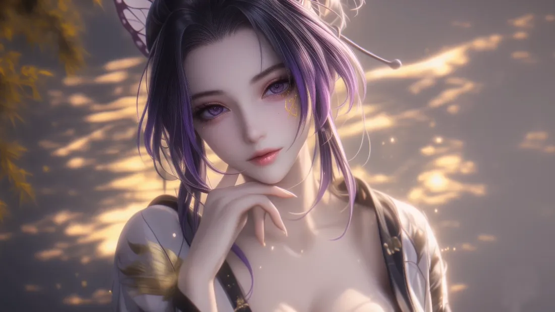 4k(国风紫发少女壁纸｜玄幻意境背景图片 - 灵狐)「哲风壁纸」