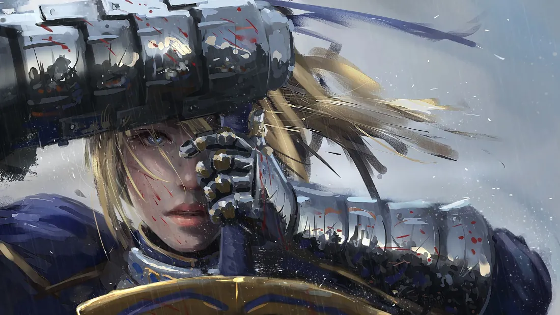 2k阿尔托莉雅壁纸｜Fate战斗背景图片 - Saber「哲风壁纸」