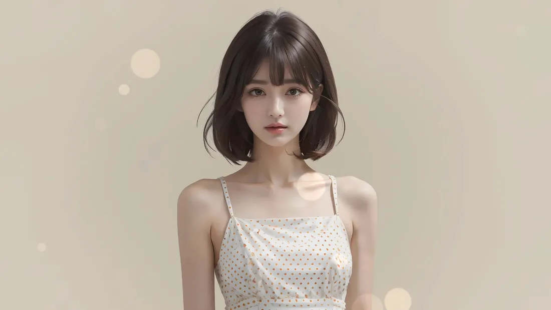 2k清纯少女壁纸｜居家氛围背景图片 - 温柔浅笑「哲风壁纸」