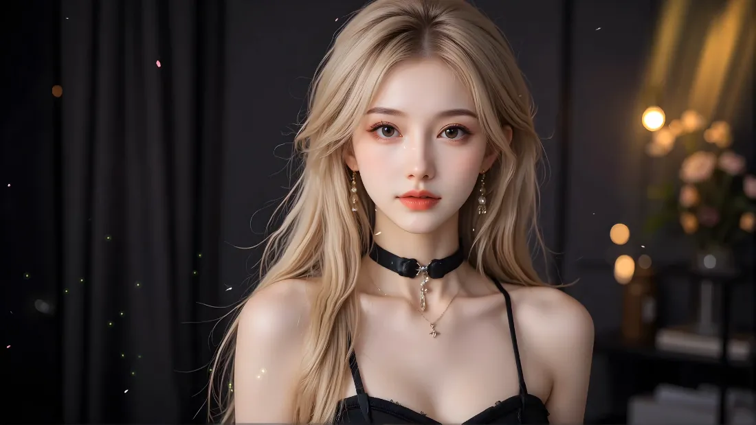 2k(金发美女壁纸｜氛围感背景图片 - 高清)「哲风壁纸」