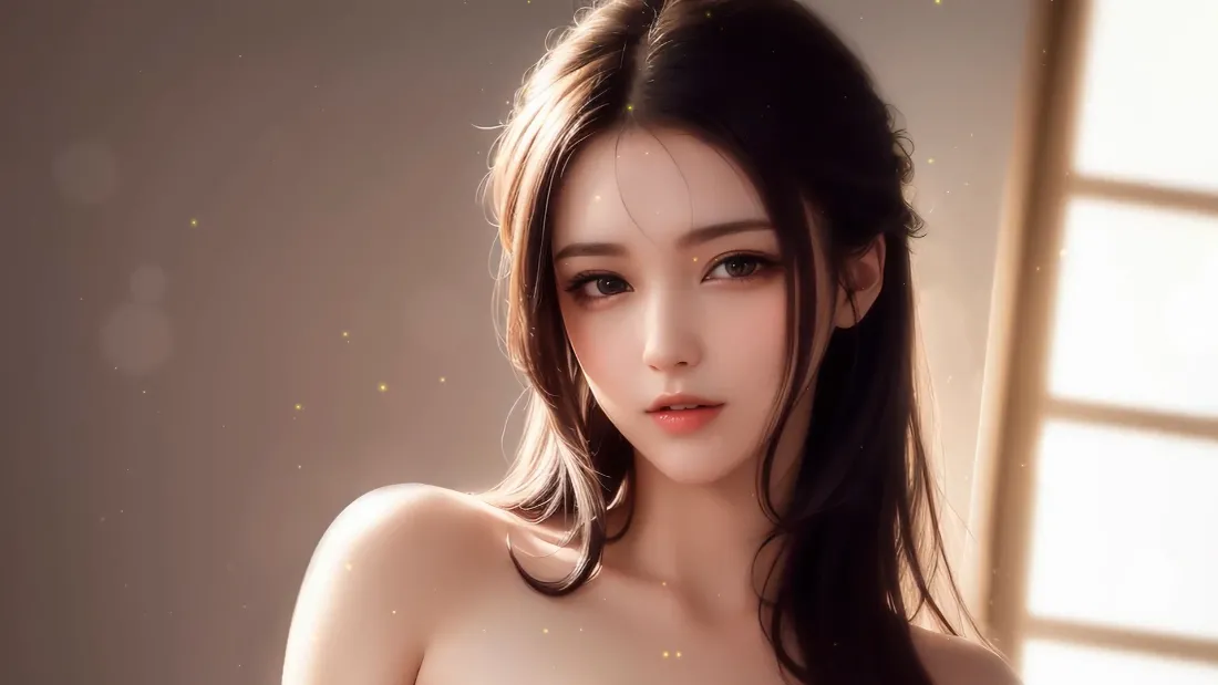 2k美女壁纸｜温柔氛围背景图片 - 微笑特写「哲风壁纸」