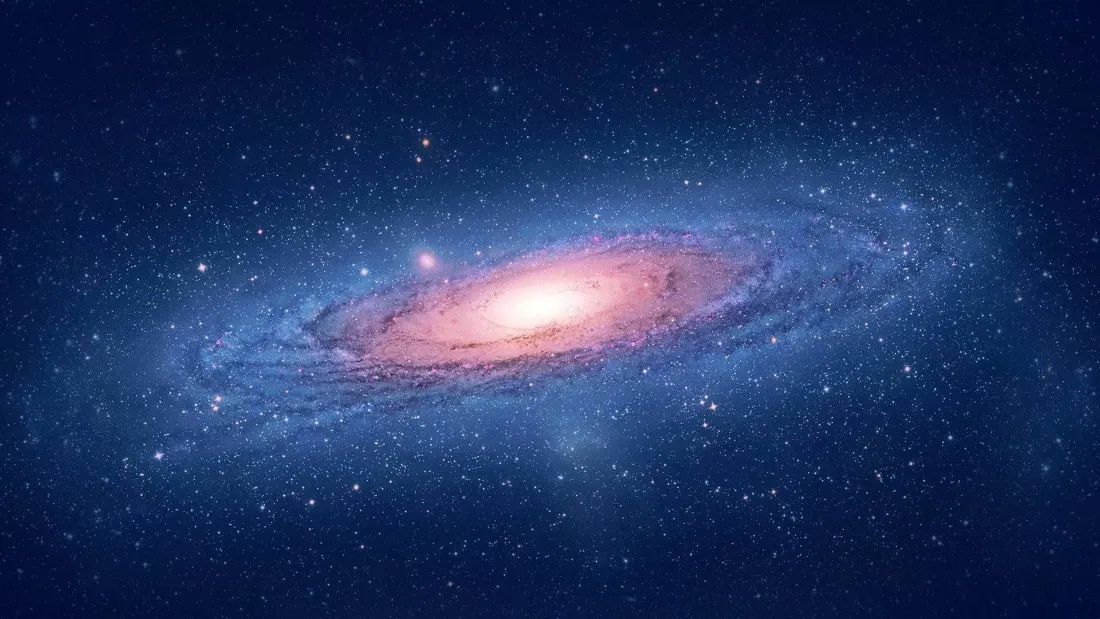 2k漩涡星系壁纸｜璀璨星空背景图片 - 宇宙奇观「哲风壁纸」