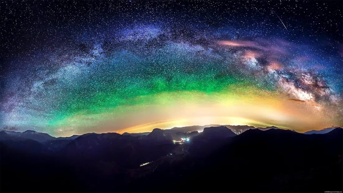 2k极光壁纸｜繁星背景图片 - 夜幕夜空「哲风壁纸」