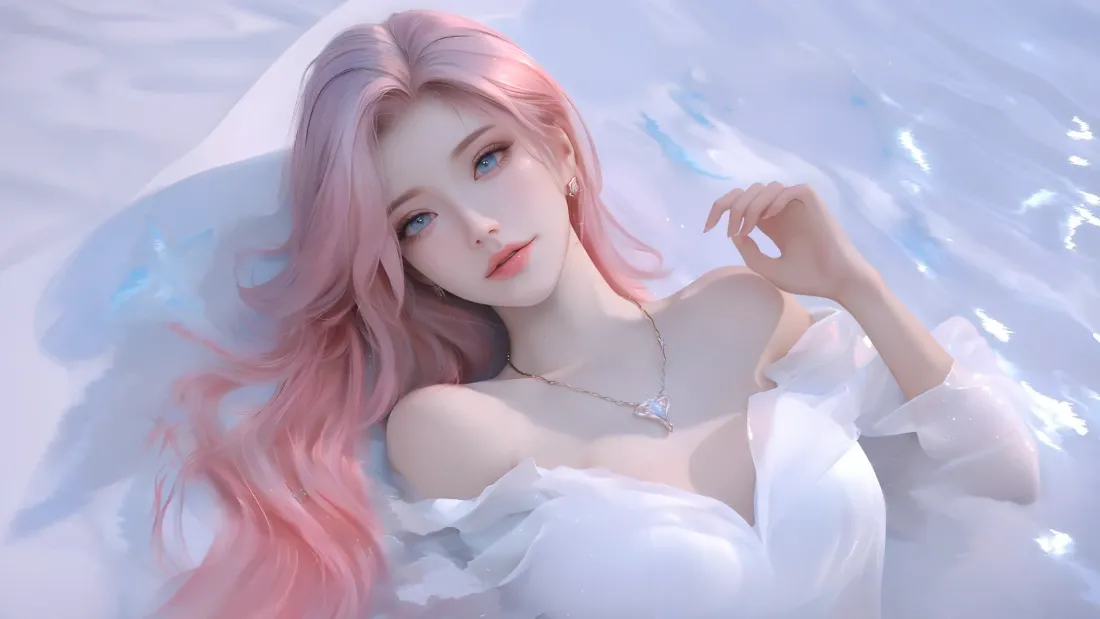 2k绯色美女壁纸｜梦幻背景图片 - 唯美「哲风壁纸」