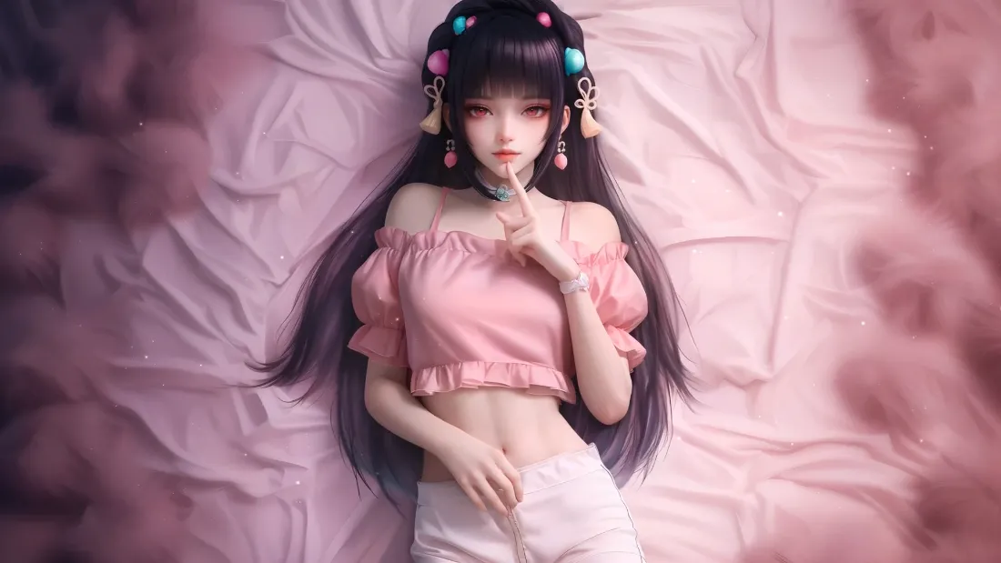 2k少女卧室壁纸｜粉色背景图片 - 甜美少女「哲风壁纸」