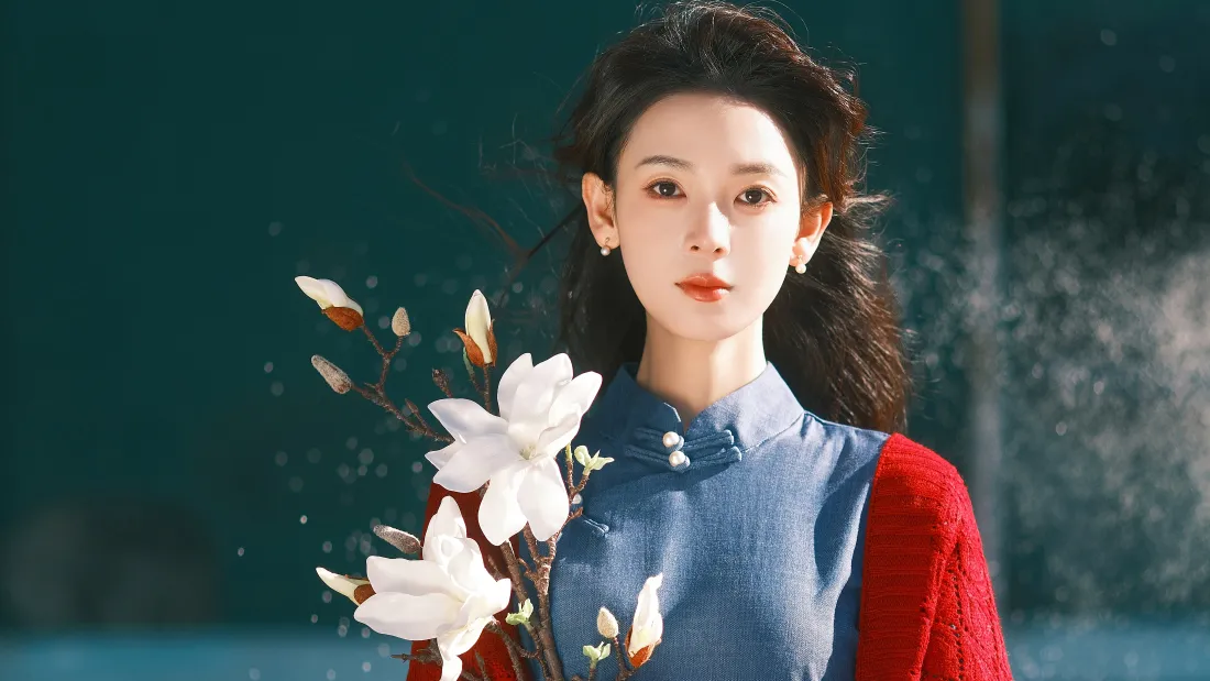 6k玉兰花美女壁纸｜清新背景图片 - 女神「哲风壁纸」