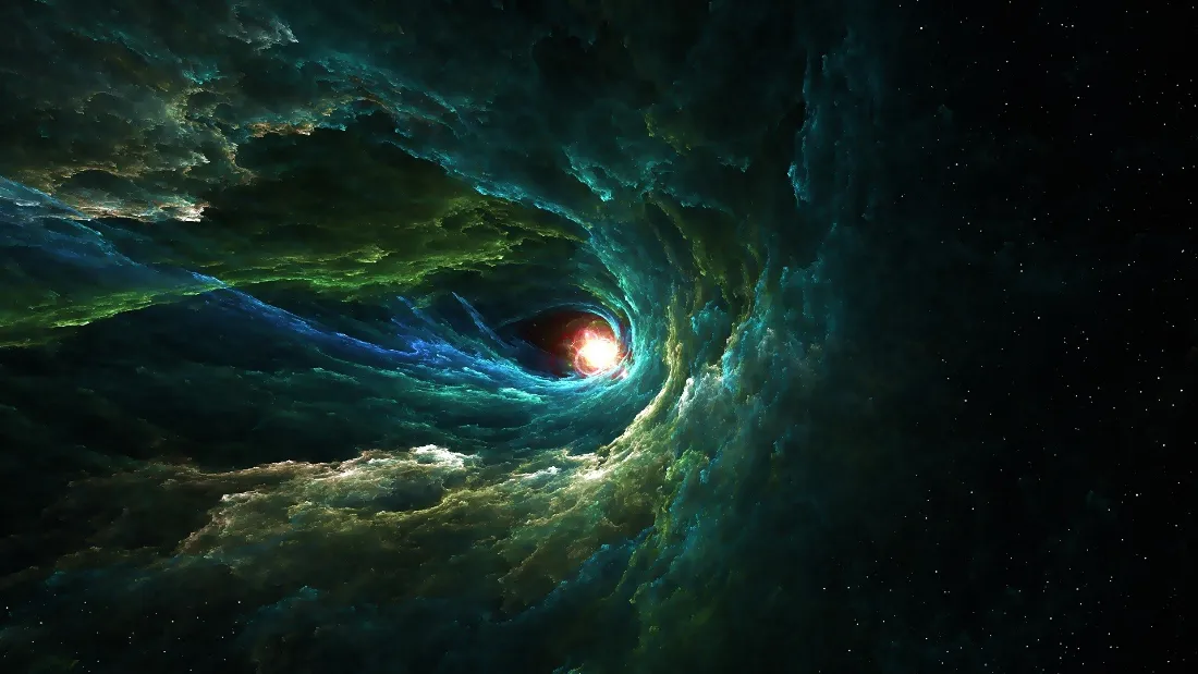 2k科幻壁纸｜漩涡星云背景图片 - 宇宙奇观「哲风壁纸」
