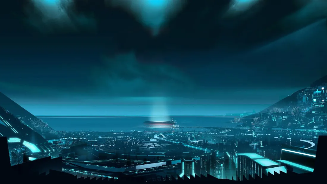 2k未来城市壁纸｜艺术背景图片 - 科幻夜景「哲风壁纸」