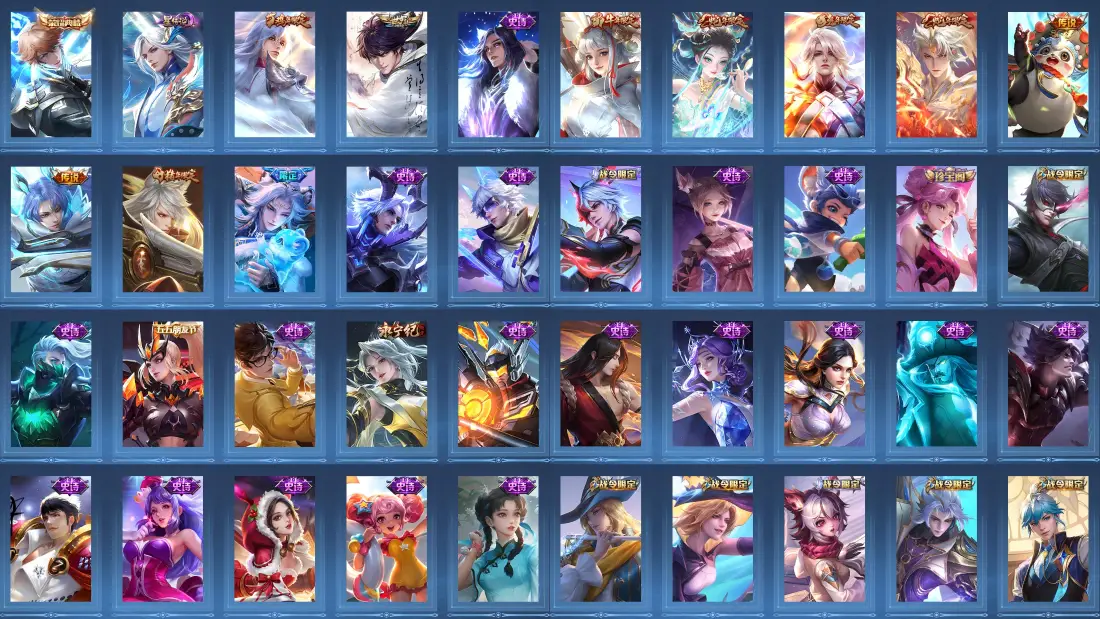 4k(王者荣耀壁纸｜英雄合集背景图片 - 全角色)「哲风壁纸」