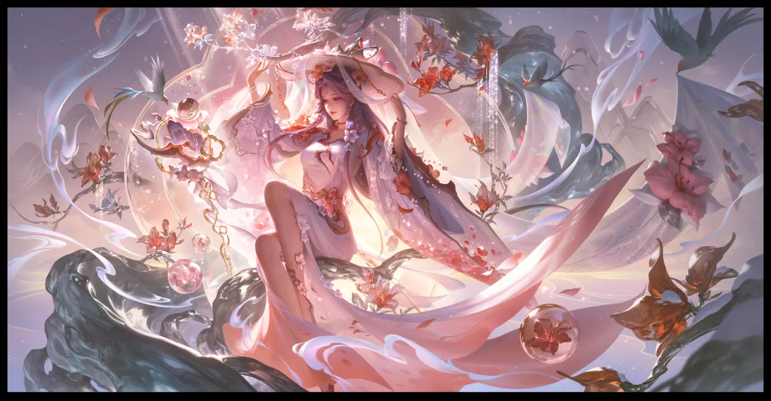8k王昭君壁纸｜王者荣耀背景图片 - 幻纱灵韵「哲风壁纸」