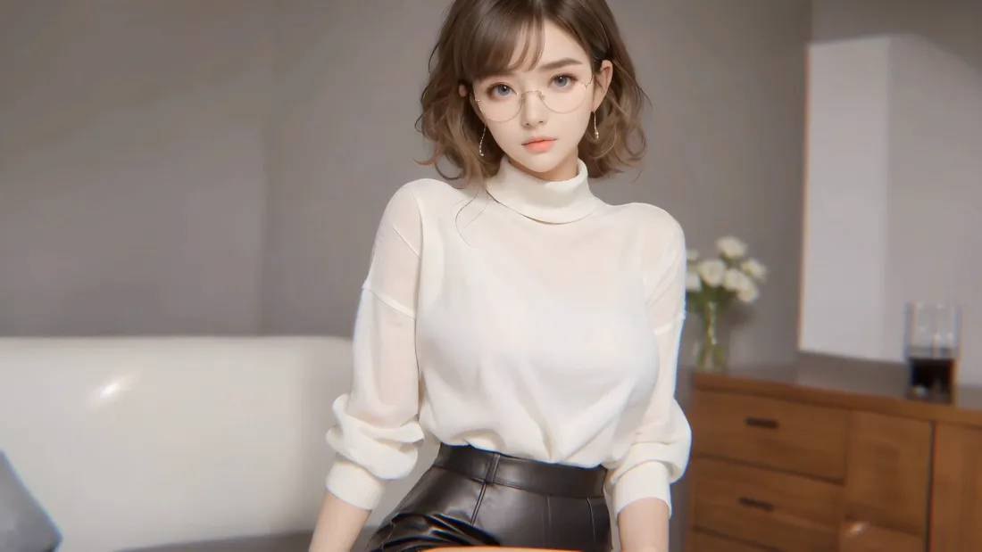 2k知性美女壁纸｜家居背景图片 - 优雅穿搭「哲风壁纸」