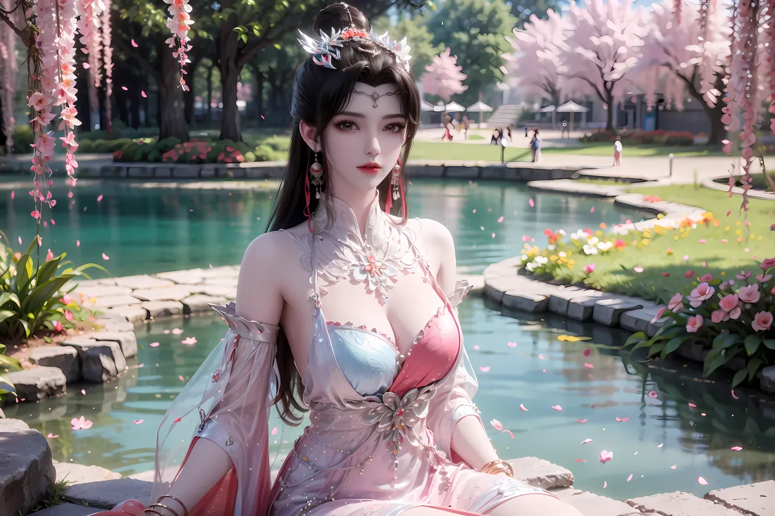 4k(仙逆壁纸｜国漫园林背景图片 - 东方美人)「哲风壁纸」