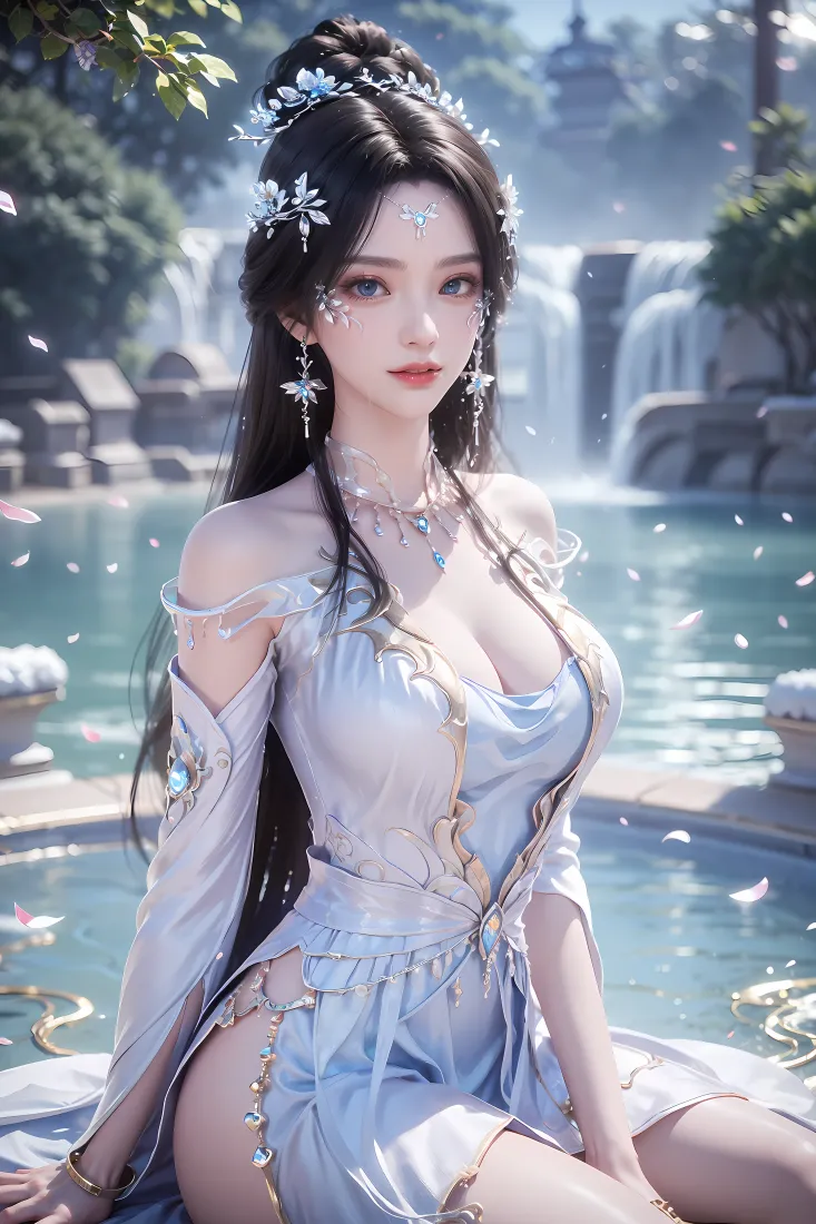 遮天女主手机壁纸｜仙侠水池背景图片 - 国漫「哲风壁纸」