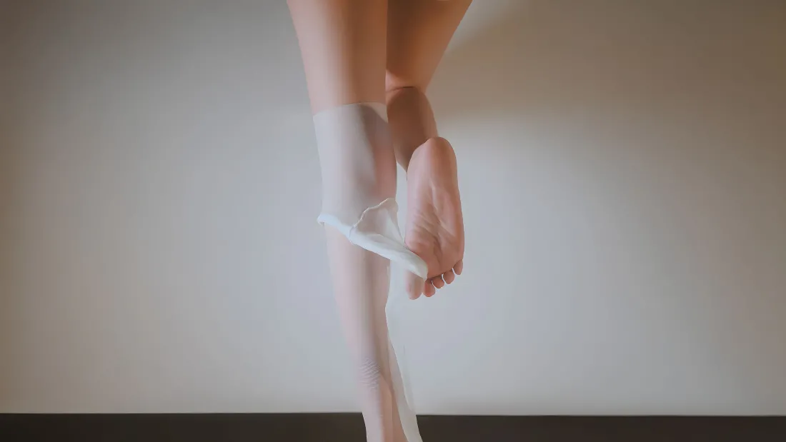 8k(美腿壁纸｜丝袜背景图片 - 腿部特写)「哲风壁纸」