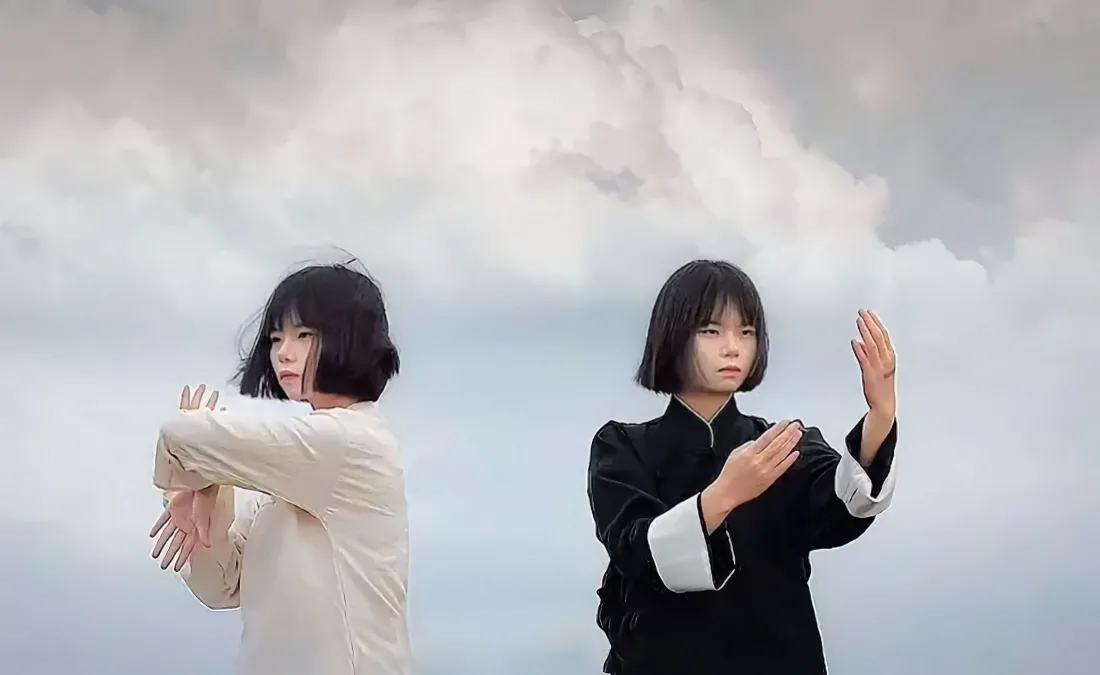 4k太极双生壁纸｜云海背景图片 - 对练「哲风壁纸」