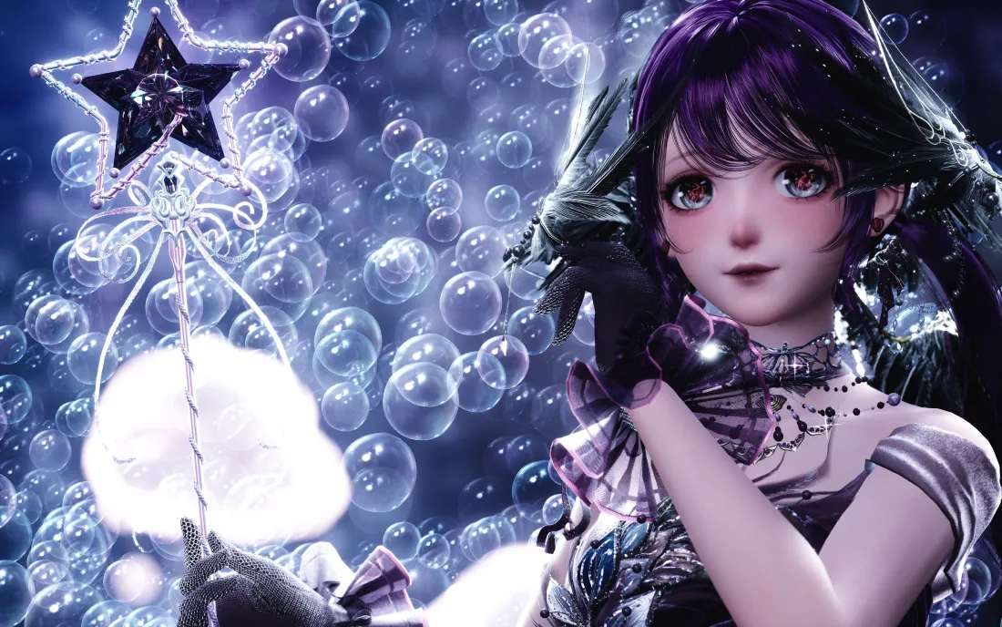 3k魔女暖暖壁纸｜无限暖暖背景图片 - 星杖少女「哲风壁纸」