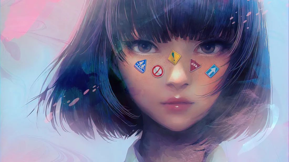 4k水彩动漫壁纸｜油画风背景图片 - 二次元美少女「哲风壁纸」