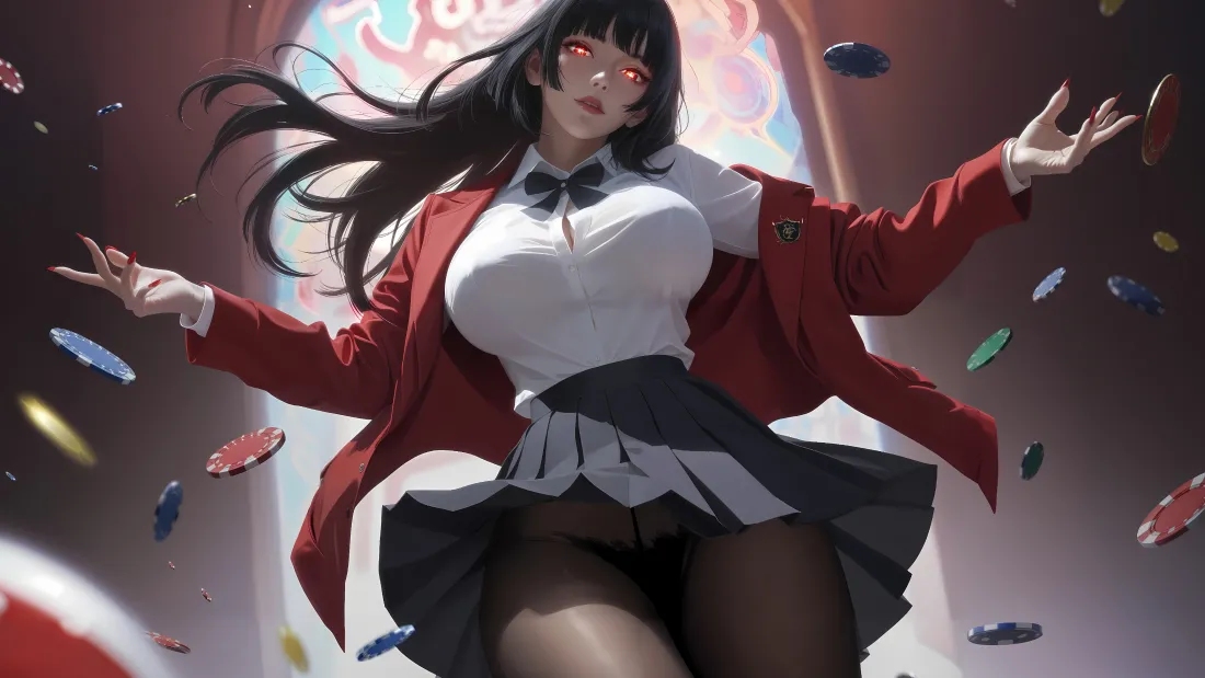 4k红发少女壁纸｜碎片背景图片 - 动漫插画「哲风壁纸」