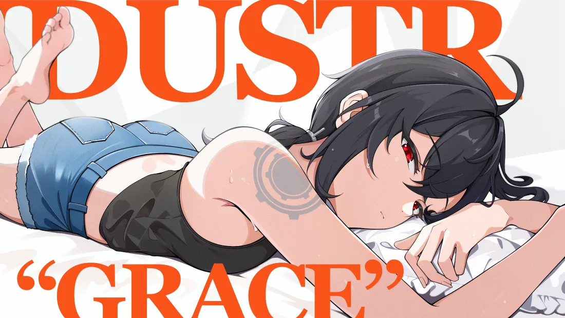 4k少女熟睡壁纸｜DUST GRACE背景图片 - 黑发动漫少女「哲风壁纸」