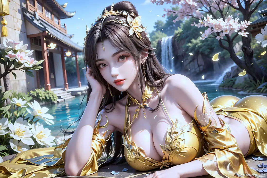 4k王曦壁纸｜完美世界背景图片 - 金色圣衣「哲风壁纸」