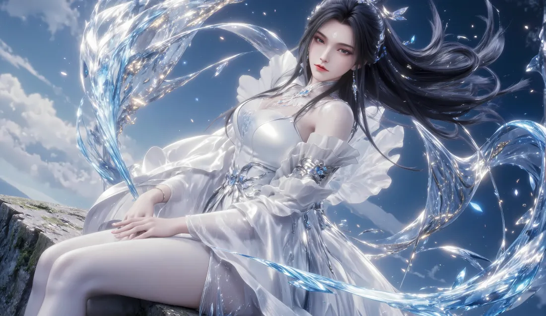 14k诛仙壁纸｜陆雪琪水袖背景图片 - 仙气「哲风壁纸」