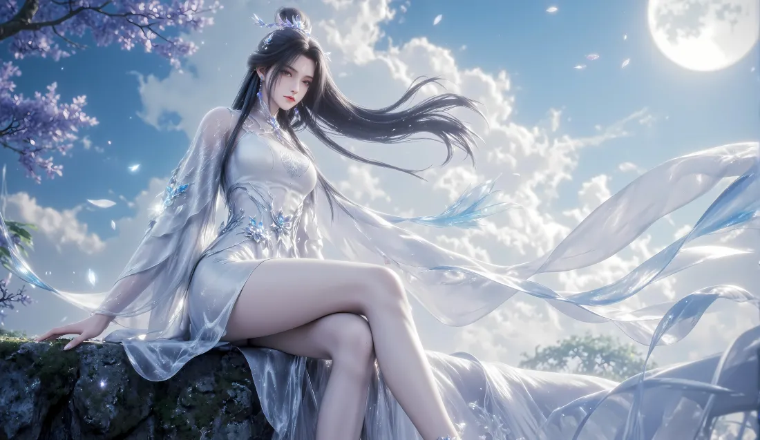 14k(陆雪琪壁纸｜梦幻仙云背景图片 - 诛仙)「哲风壁纸」