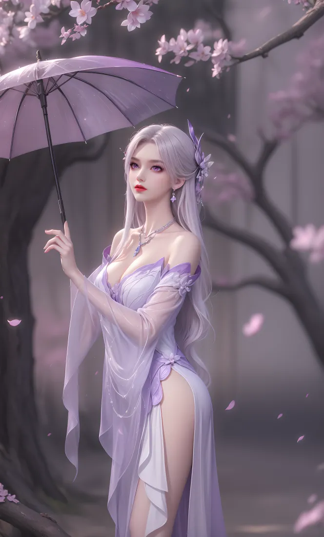 小医仙手机壁纸｜斗破苍穹樱花场景背景图片 - 角色「哲风壁纸」