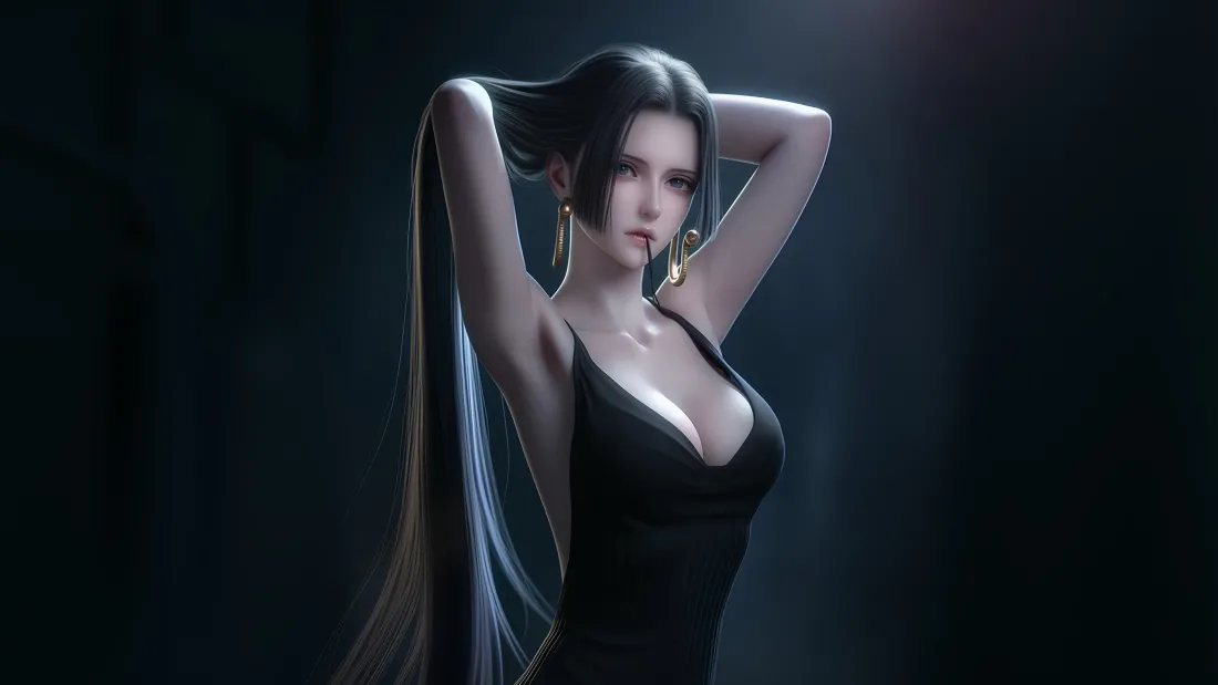 4k女帝绑发壁纸｜性感美女背景图片 - 魅力瞬间「哲风壁纸」