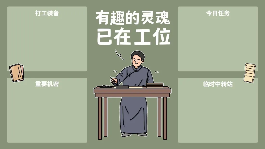 2k工位壁纸｜打工人背景图片 - 专注搞钱「哲风壁纸」