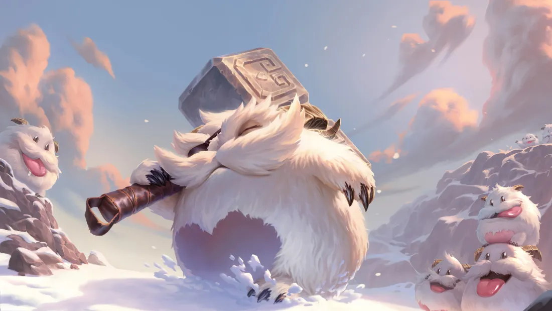 4k魄罗壁纸｜冰雪场景背景图片 - LOL「哲风壁纸」