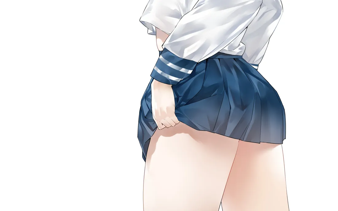 4k少女水手服壁纸｜校园背景图片 - 动漫「哲风壁纸」