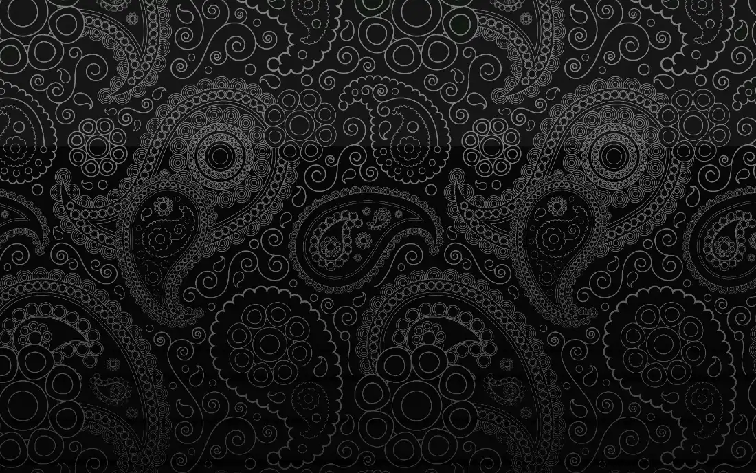 2k艺术花纹壁纸｜黑色背景图片 - 抽象图案「哲风壁纸」