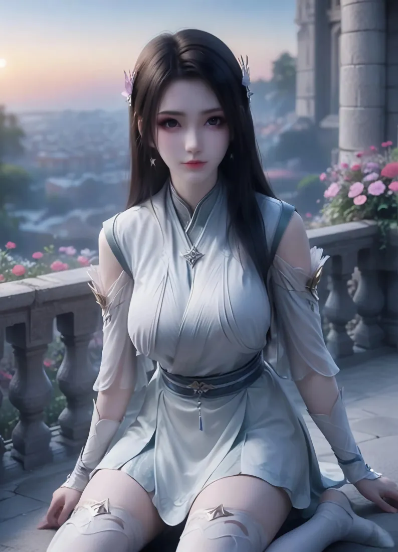 纳兰嫣然手机壁纸｜古风背景图片 - 黄昏「哲风壁纸」