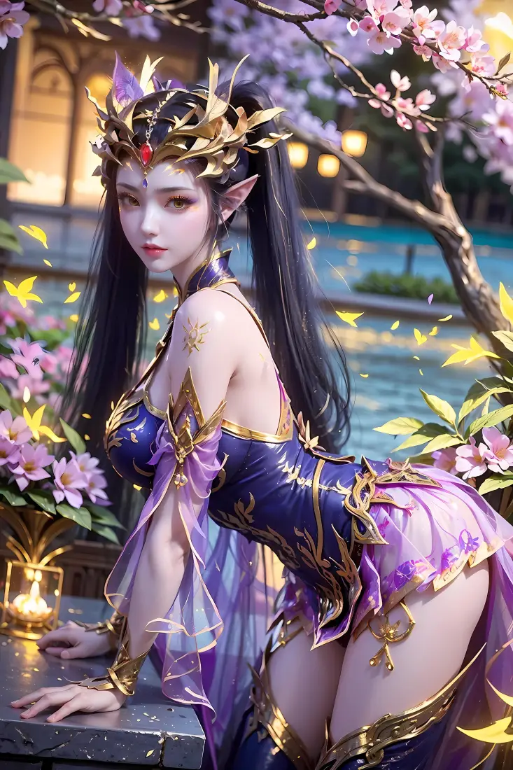 紫妍手机壁纸｜古风仙侠背景图片 - 樱花「哲风壁纸」